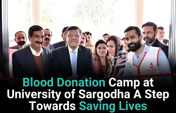 Blood Donation Camp At University Of Sargodha A Step Towards Saving Lives