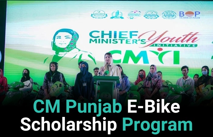 CM Punjab E-Bike Scholarship Program 