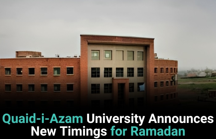 Quaid-i-Azam University Announces New Timings For Ramadan